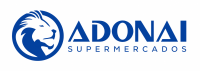 Logotipo Adonai Supermercados com Leão